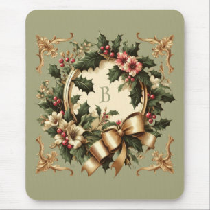 Tapis De Souris Noël victorien/classique/Vintage