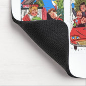 Tapis De Souris Noël vintage rockabilly (Coin)