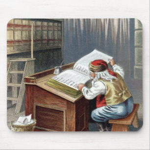 Tapis De Souris Noël vintage, Saint Nicolas Mauvais ou Bon
