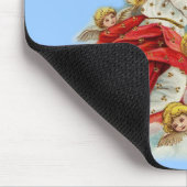 Tapis De Souris Noël voeux anges (Coin)