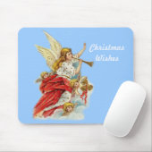 Tapis De Souris Noël voeux anges (Avec souris)