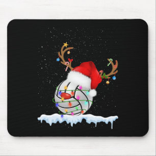 Tapis De Souris Noël Volley-ball Bal Santa Hat Noël garçons Hommes