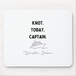 Tapis De Souris Nœud Aujourd'hui Tenue Capitaine Croisière Winston