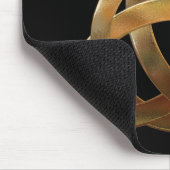 Tapis De Souris Noeud celtique de trinité d'or (Coin)