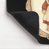Tapis De Souris Nœud Coquette Lapin Drôle Œufs Lapin Joyeuses Pâqu (Coin)