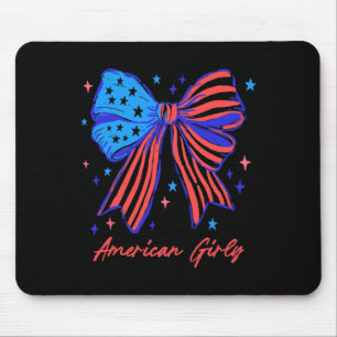 Tapis De Souris Nœud Coquette Usa Drapeau Américain Patriotique 4