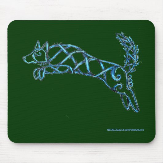 Tapis De Souris Noeud de border collie, Mousepad (Devant)