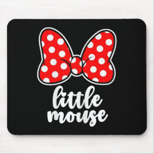 Tapis De Souris Nœud de vacances de famille de petite souris pour