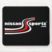 Tapis de souris - noir (Devant)