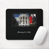 Tapis De Souris Noir 1600 de Mousepad Obama (Avec souris)