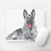 Tapis De Souris noir allemand (Avec souris)