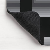 Tapis De Souris Noir, argent, cool, unique, tendance formes carrés (Coin)