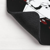 Tapis de souris noir de bombardier (Coin)