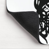 Tapis de souris noir de clown (Coin)