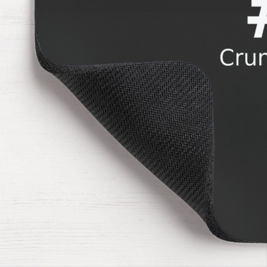 Tapis De Souris # ! Noir de CrunchBang Linux (Coin)