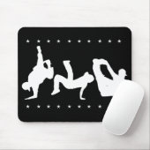 Tapis De Souris Noir de danse de coupure (Avec souris)