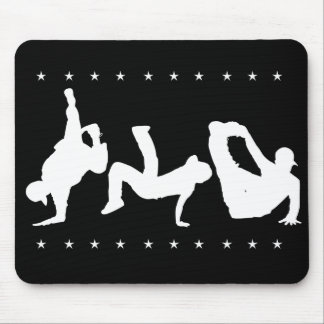 Tapis De Souris Noir de danse de coupure