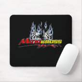 Tapis De Souris Noir de motocross (Avec souris)
