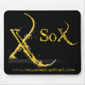 Tapis De Souris Noir de Mousepad (Devant)