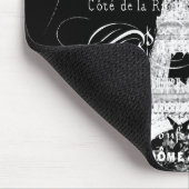 Tapis De Souris Noir de Paris Mousepad (Coin)