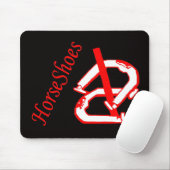 Tapis de souris noir de Shes (Avec souris)
