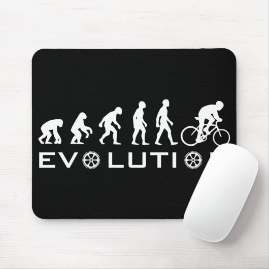 Tapis De Souris Noir de vélo d'évolution (Avec souris)