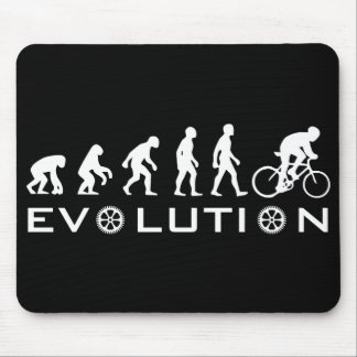 Tapis De Souris Noir de vélo d'évolution