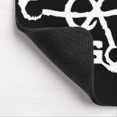 Tapis de souris noir d'industries de Gorman (Coin)