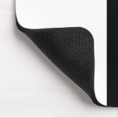 Tapis De Souris Noir et blanc (Coin)