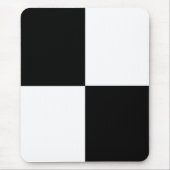 Tapis De Souris Noir et blanc (Devant)