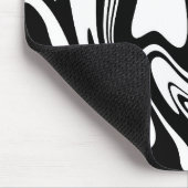 Tapis De Souris Noir et blanc (Coin)