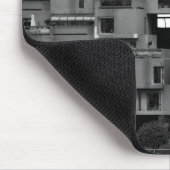 Tapis De Souris Noir et Blanc Architectural (Coin)