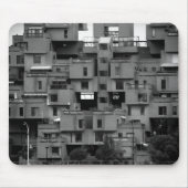 Tapis De Souris Noir et Blanc Architectural (Devant)