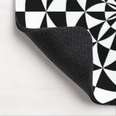 Tapis De Souris Noir et blanc - conception de Mousepad (Coin)