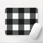 Tapis de souris noir et blanc de contrôle de (Avec souris)