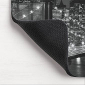 Tapis De Souris Noir et blanc New York City (Coin)