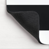 Tapis De Souris Noir et blanc Simple Extra Wide Strips (Coin)
