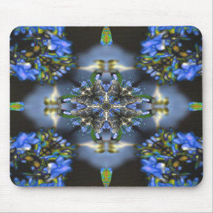 Tapis De Souris Noir et bleu