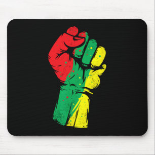 Tapis De Souris Noir Histoire Mois Premier Black Power Femmes Homm