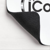 Tapis De Souris Noir iCoinProLogo (Coin)