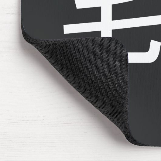 Tapis De Souris Noir masculin d'Otaku Mousepad (Coin)