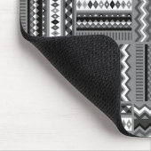 Tapis De Souris Noir moderne et blanc (Coin)