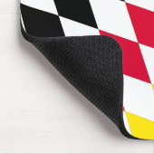 Tapis De Souris Noir rouge jaune Bavaria Motif Drapeau Diamant (Coin)