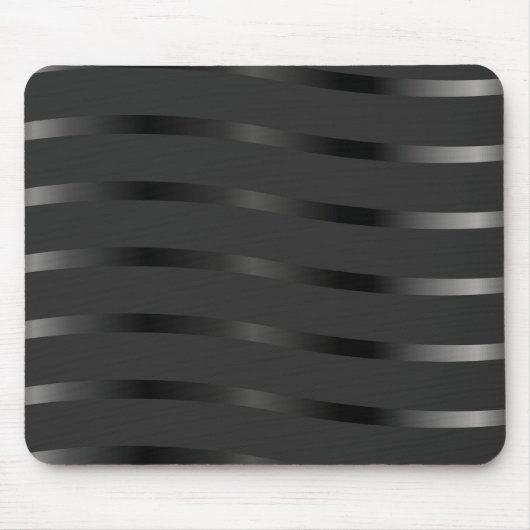 Tapis De Souris Noir sur le noir (Devant)