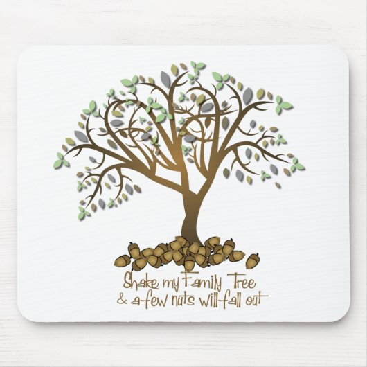 Tapis De Souris Noix d'arbre familial (Devant)