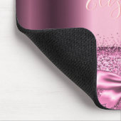 Tapis De Souris Nom d'arc violet élégant (Coin)