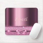 Tapis De Souris Nom d'arc violet élégant (Avec souris)