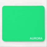 Tapis De Souris Nom de couleur verte Aurora<br><div class="desc">Nom de couleur verte Aurora</div>