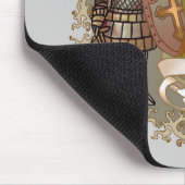 Tapis De Souris Nom de famille du bouclier de crête (Coin)