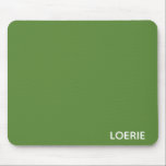 Tapis De Souris Nom de la couleur verte Loerie<br><div class="desc">Nom de la couleur verte Loerie</div>